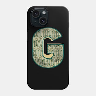 G, Guitar letter logo Phone Case