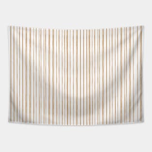 Thin Orange Lines Tapestry