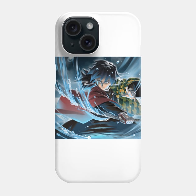 Strike Tide Giyu Phone Case by Valoka