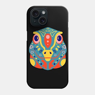 iguana/lizard artistic head Phone Case