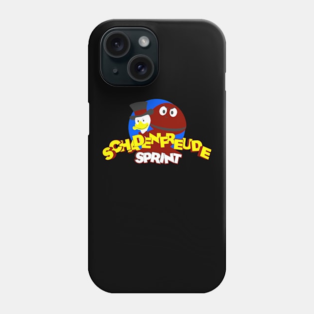 Schadenfreude in TV Phone Case by Mikey Miller