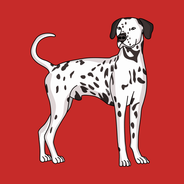 Dalmatian dog cartoon by Cartoons of fun