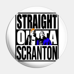 Straight outta Scranton Pin