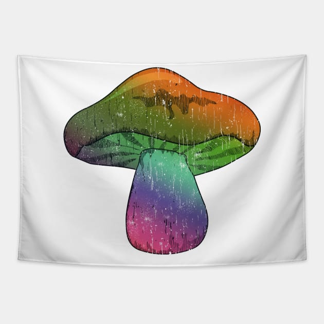 Tie dye mushroom tapestry hotsell