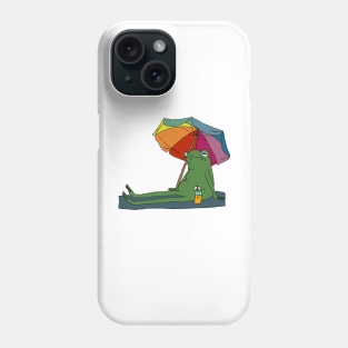 Frog at the beach Phone Case