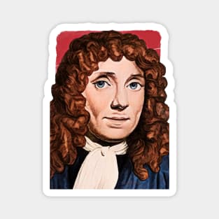 Dutch microbiologist Antonie van Leeuwenhoek illustration Magnet