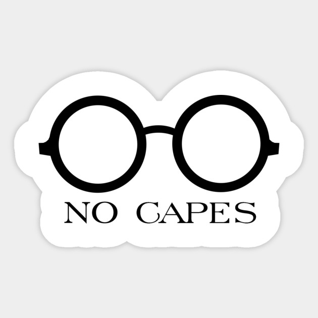 No Capes Edna Mode No Capes Sticker Teepublic Uk