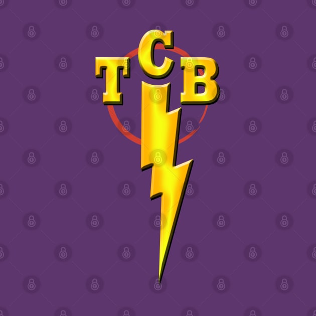 Elvis TCB Logo -  Taking Care of Business by hauntedjack