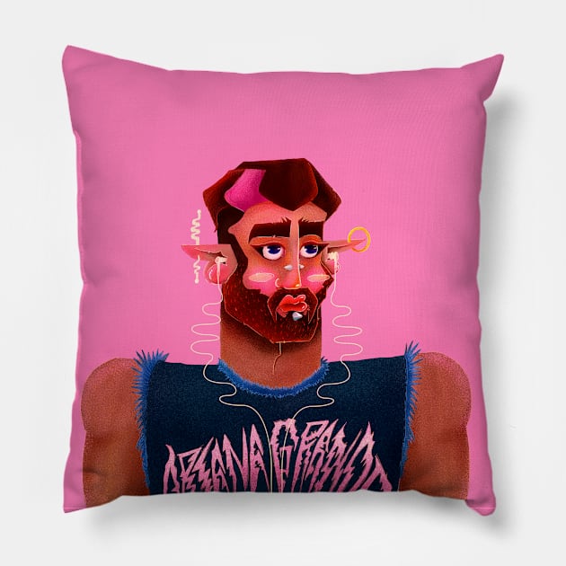 Arianator Pillow by guirodrigues