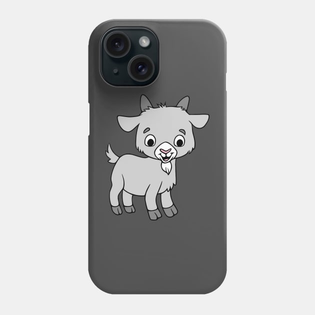 Baby Goat Phone Case by KayBee Gift Shop