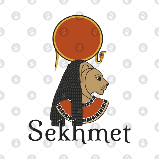 SEKHMET - Egyptian mythology by Tiro1Linea