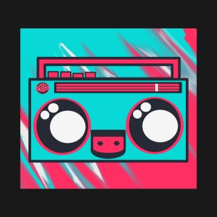 BOOMBOXIE; retro bro T-Shirt