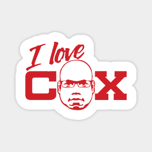 OH YES! OH YES! - Carl Cox Red Print Magnet