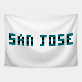 Pixel Hockey City San Jose 2017 Tapestry