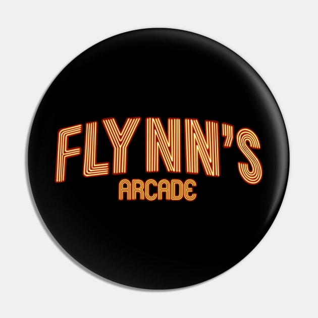 Front and Back Flynn's Arcade - Lightcycles Pin by DistractedGeek