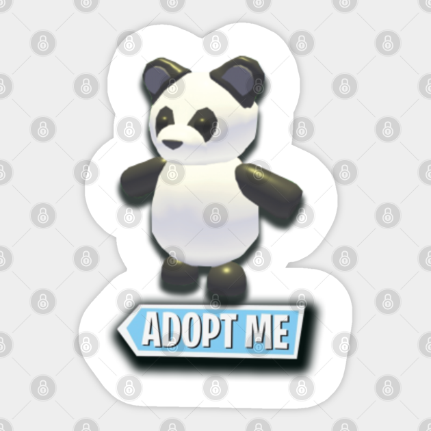 Panda Adopt Me Roblox Roblox Game Adopt Me Characters Roblox Adopt Me Sticker Teepublic - roblox panda