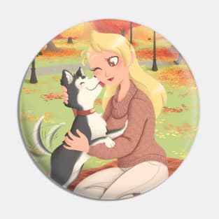 Autumn picnic Pin