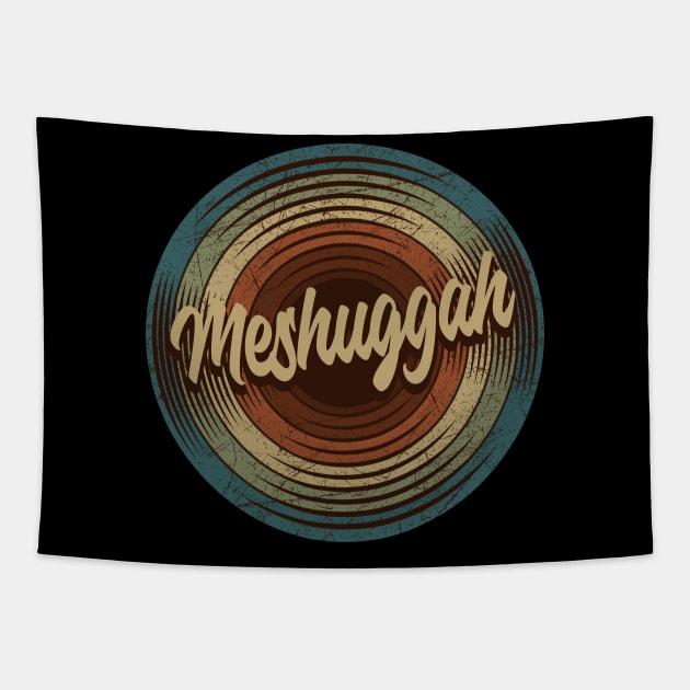 Meshuggah Vintage Vinyl Tapestry by musiconspiracy