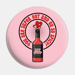 Hot Stuff Valentines Pin