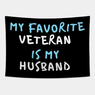 Proud Veteran Wife Tapestry