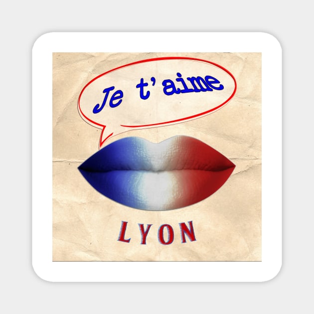 FRENCH KISS JETAIME LYON Magnet by ShamSahid