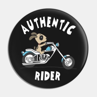 Puppy Authentic Rider Pin