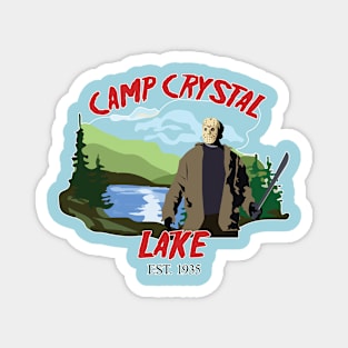 Camp Crystal Lake est 1935 Magnet