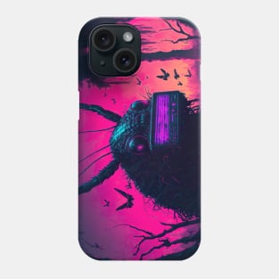 Cute Alien Cyberpunk Insect In A Swamp Phone Case