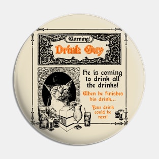 Drink Guy Pin