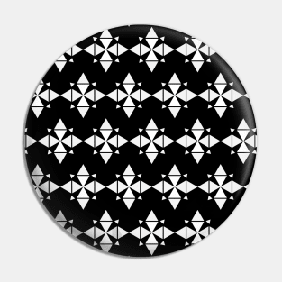 Black and white seamless pattern Pin