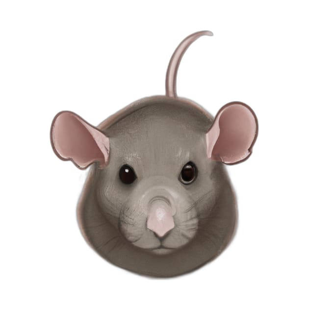 Cute Rat Drawing by Play Zoo