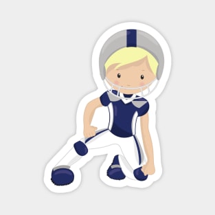 American Football, Rugby, Cute Boy, Blond Hair Magnet