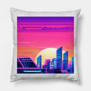 Retro - Future #1 Pillow