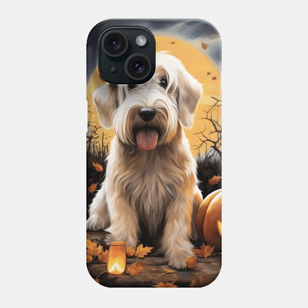 Sealyham Terrier Halloween painting Phone Case by NatashaCuteShop