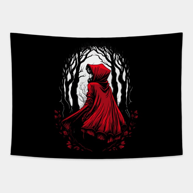 Little Red Riding Hood Tapestry by DesignedbyWizards