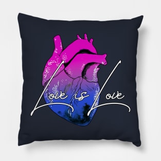 Love is Love BiSexual Pillow