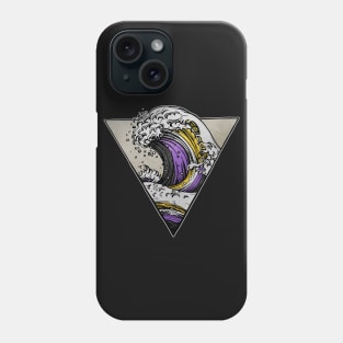 Nonbinary LGBT Wave Phone Case