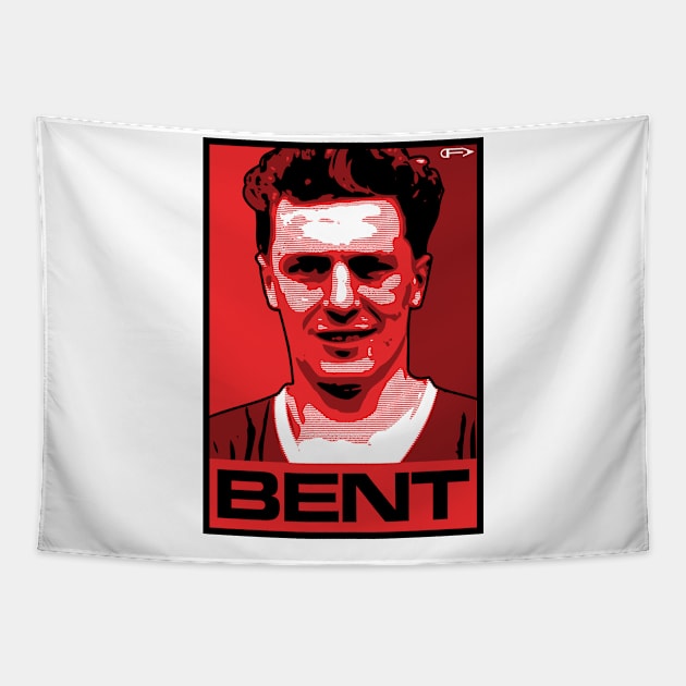 Bent - MUFC Tapestry by David Foy Art