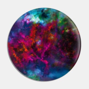 Trippy Nebula Galaxy Pin