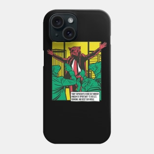 Great Reset Wolf Leading The Sheep Phone Case