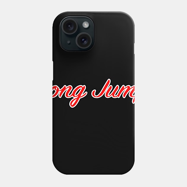 Long Jump T-Shirt Phone Case by lenn