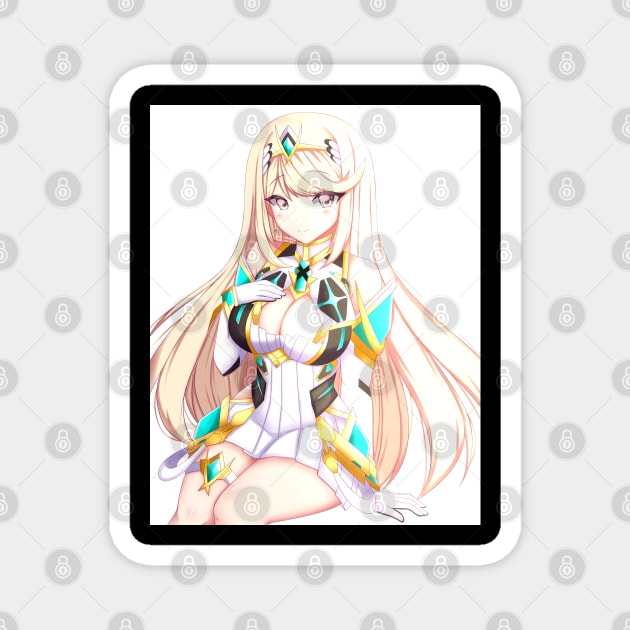 Mythra (Xenoblade Chronicles 2) Magnet by Mochichansenpai