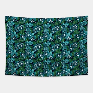 Aesthetic leaves pattern Tapestry