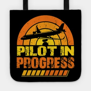 Funny Pilot In Progress Please Wait Airplane Pilot Tote