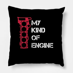 My Kind of Engine - 5 Five Cylinder Boost Turbo Car quote Pillow