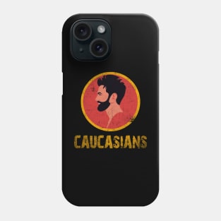 caucasians  distressed Phone Case