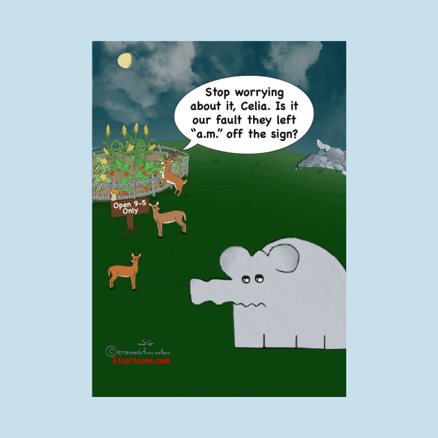 Deer Antics by Enormously Funny Cartoons