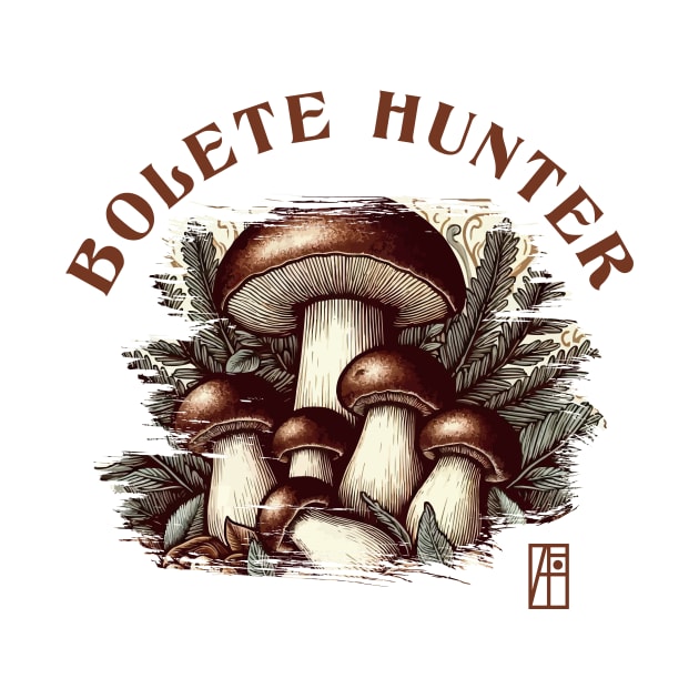 MUSHROOMS - Bolete  Hunter - Bolete  Mushrooms - Bolete Forager by ArtProjectShop