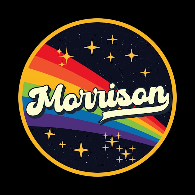 Morrison // Rainbow In Space Vintage Style by LMW Art