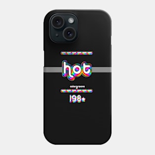 Hot 1980 ColorGroove Retro-Rainbow-Tube nostalgia (wf) Phone Case